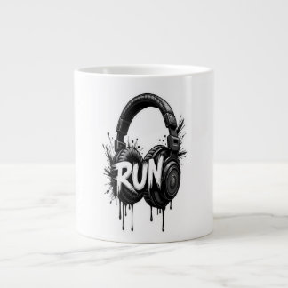 Coupe et musique large coffee mug