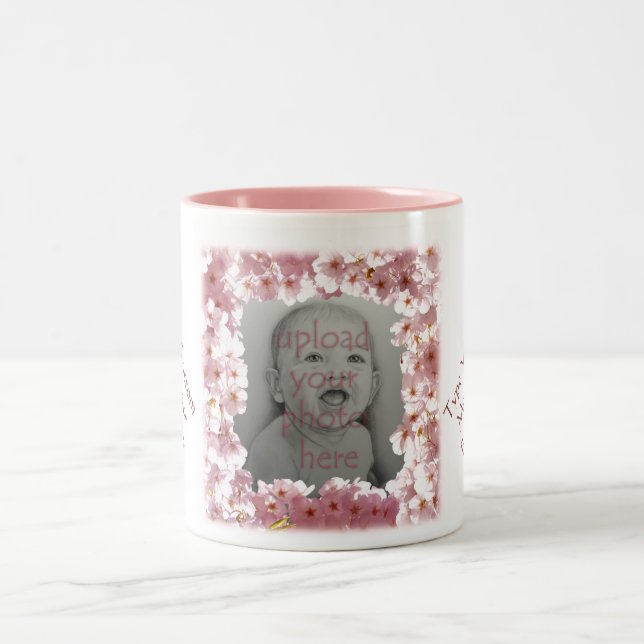 Coupe Fleurs Personnalisées Mug Personnalisée Fleu (Centre)