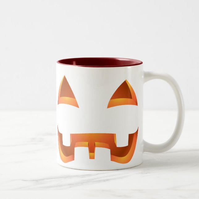 Coupe Jack-o-lanterne Halloween Mugs Citrouilles / (Droit)