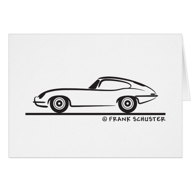 Coupe Jaguar E-Type (Devant horizontal)