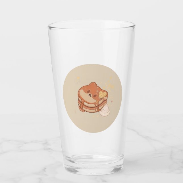 Coupe Kawaii Shiba Inu en verre Tumbler mignon (Devant)