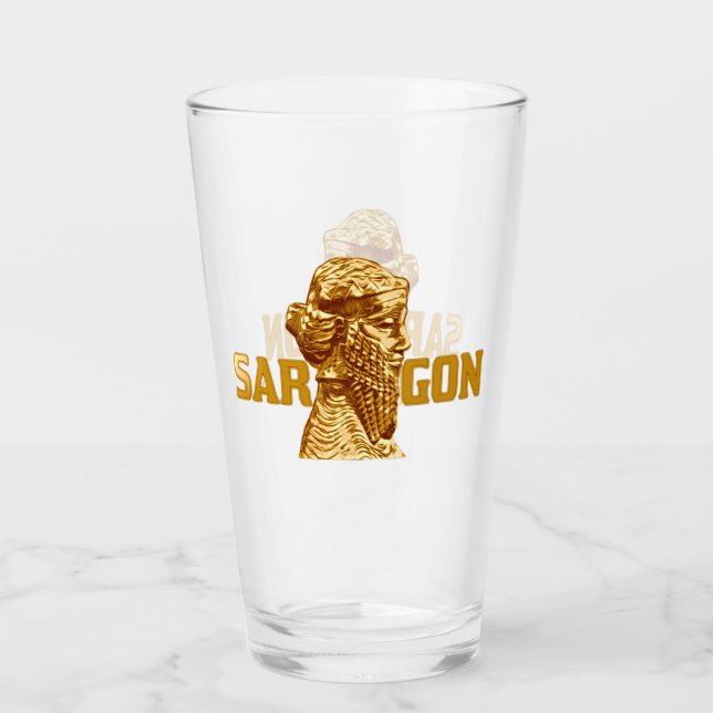 Coupe King Sargon de verre (Devant)