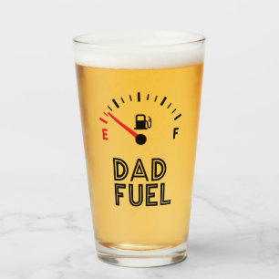 Coupe "Papa Carburant" en verre à pinte