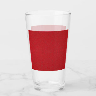 Coupe personnalisée en verre de bruit rouge tomate