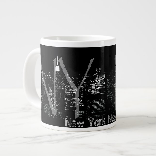 Coupe personnelle Jumbo New York Coffee Mug NYC (Devant gauche)