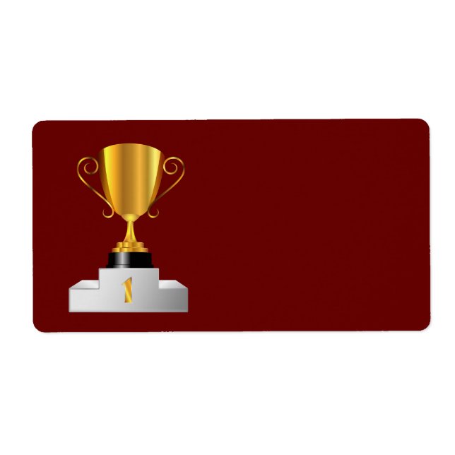 Coupe trophée d'or (Devant)