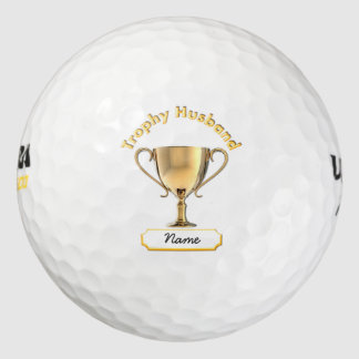 Coupe Trophy pour un Mari Trophy sur une balle de 