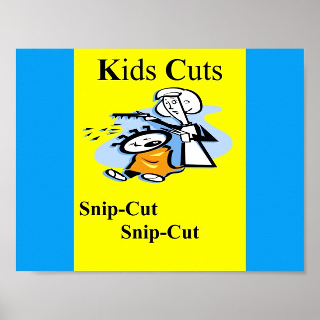 Coupes pour enfants Poster de la nip de nid Matte (Devant)