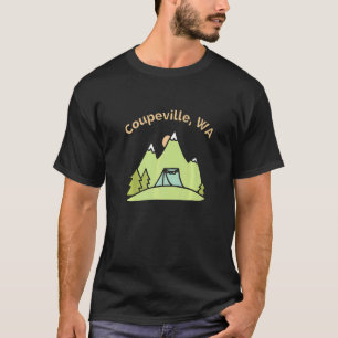 Coupeville Wa Mountains Hiking Climbing Camping &  T-Shirt