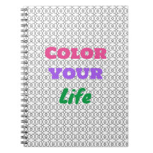 Coupez votre couverture de journal de vie | motif 