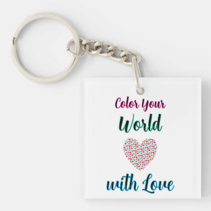 Coupez votre monde avec amour - Design cardiaque d