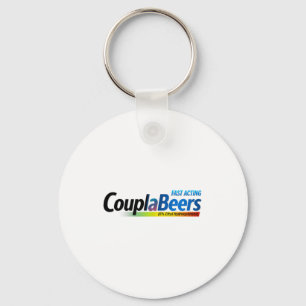 Couplabeers Couple Of Beers Funny Meme Fast Acting Keychain