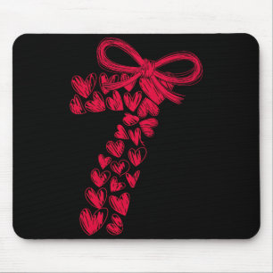 Couple 7 67 - Cute Six Seven Hearts Matching 67 Va Mouse Pad
