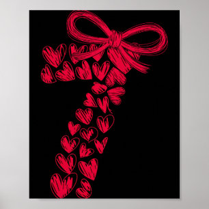 Couple 7 67 - Cute Six Seven Hearts Matching 67 Va Poster