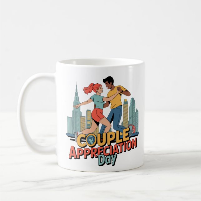 Couple Appreciation Day  Coffee Mug (Left)