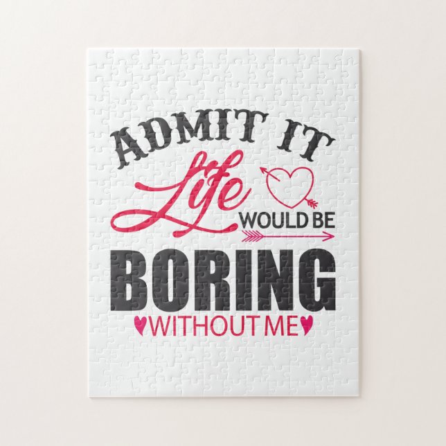 Couple Art Admit It Life Jigsaw Puzzle (Vertical)