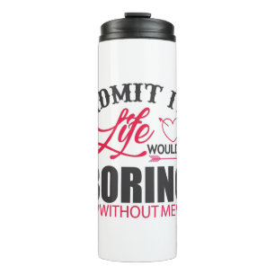 Couple Art Admit It Life Thermal Tumbler
