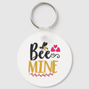 Couple Art Bee Mine Keychain