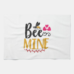 Couple Art Bee Mine Kitchen Towel