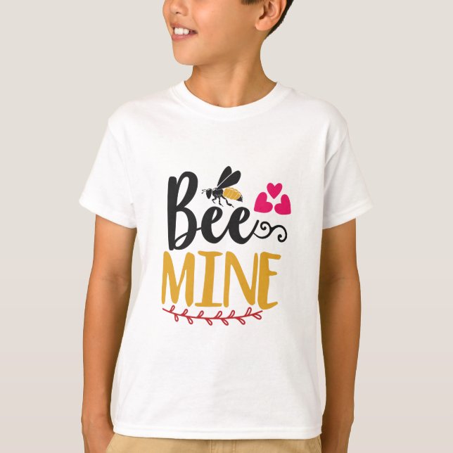 Couple Art Bee Mine T-Shirt (Front)