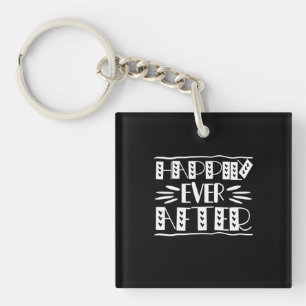 Couple Art Happily Ever After Keychain