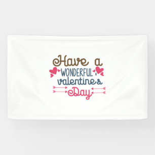 Couple Art Have A Wonderful Valentine's Day Banner