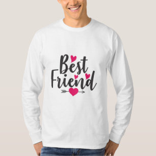 Couple Art Heart Best Friend T-Shirt
