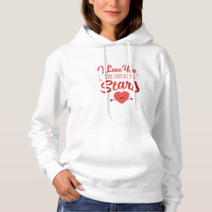 Couple Art I Love You More Than All The Stars Hoodie