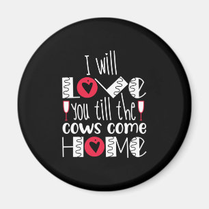 Couple Art I Will Love You Magnet