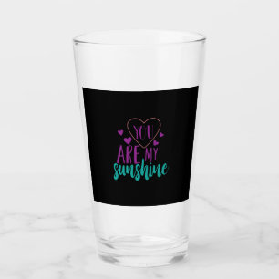 Couple Art You Are My Sunshine Glass