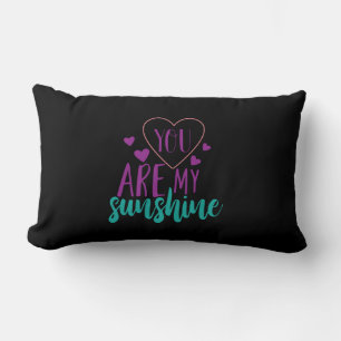 Couple Art You Are My Sunshine Lumbar Pillow
