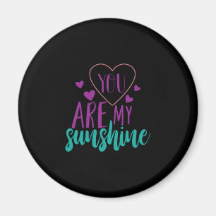 Couple Art You Are My Sunshine Magnet