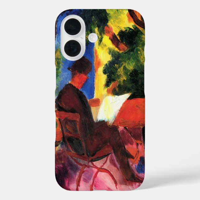 Couple At The Garden Table by August Macke Case-Mate iPhone Case (Back)