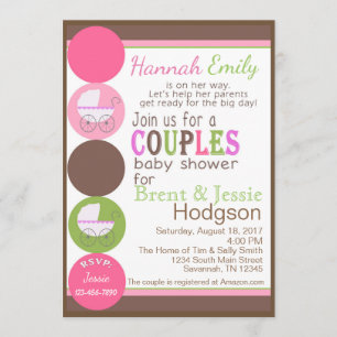 Couple Baby Shower Invitation