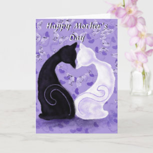 Couple Cat Mother's Day Card