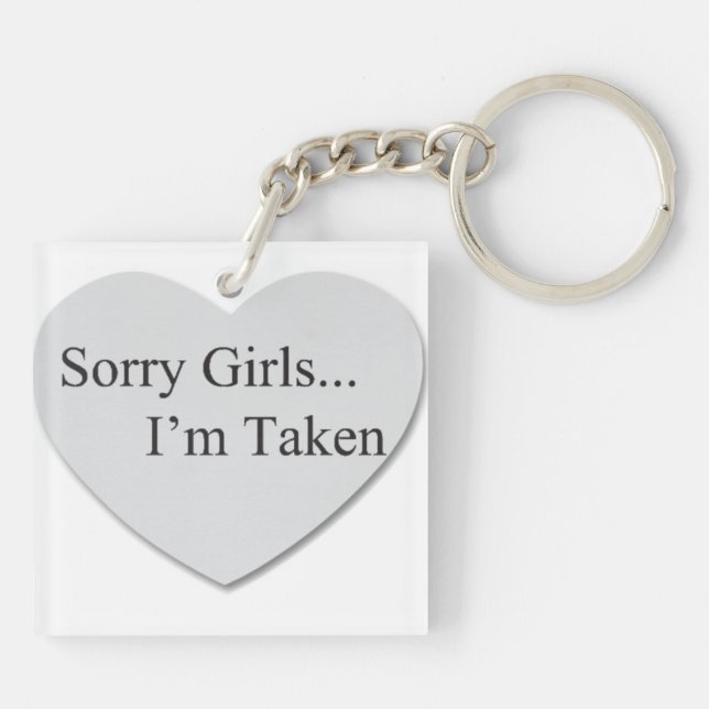 couple chains keychain (Back)