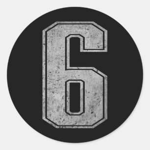 Couple Costume Duo 67 Six Seven Meme Funny Number Classic Round Sticker