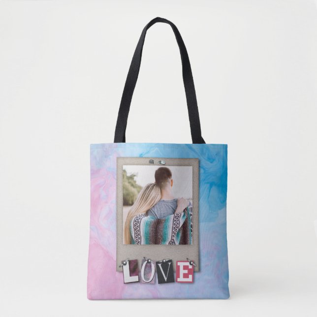 Couple Cute Design  Tote Bags (Front)