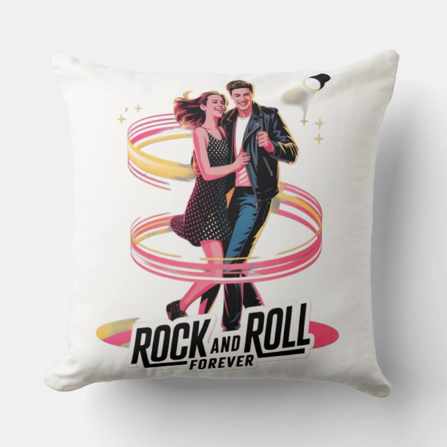 Couple dance  throw pillow (Front)