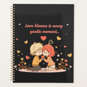 Couple d'anime romantique mignon - Moment d'amour