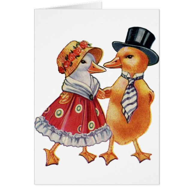 Couple de canard vintage (Devant)
