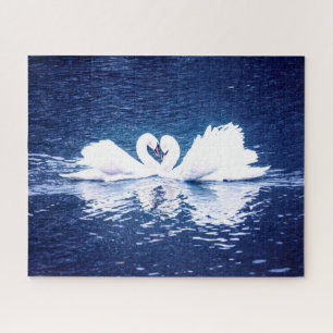 Couple de cygne amoureux, Puzzle