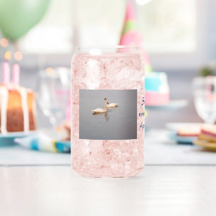 Couple de cygne / Verre de canon de vol