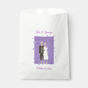 Couple de squelette mignonne, Sacs de mariage de m