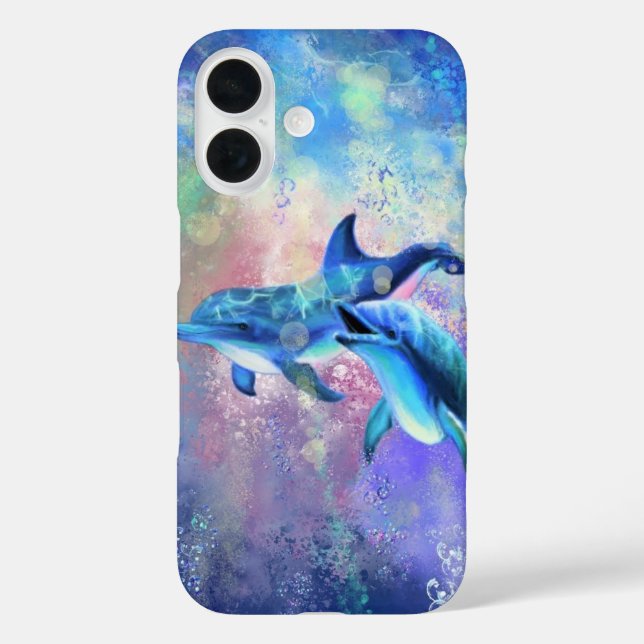 Couple Dolphin iPhone Case (Back)