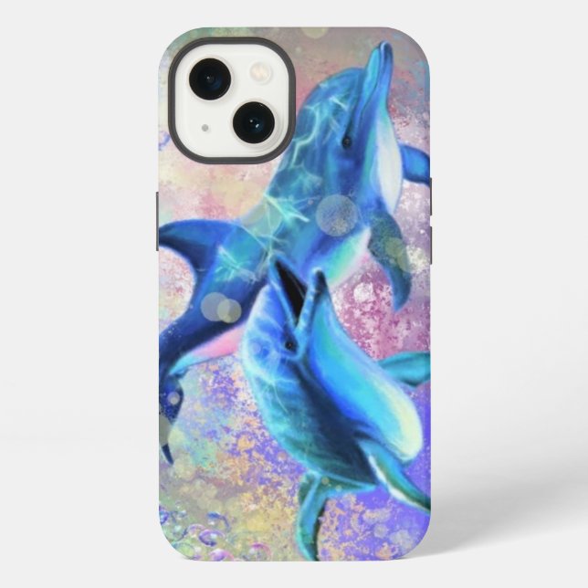 Couple Dolphin iPhone Case (Back)