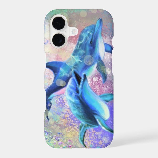 Couple Dolphin iPhone Case (Verso)