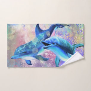 Couple Dolphins Bath Towel Set