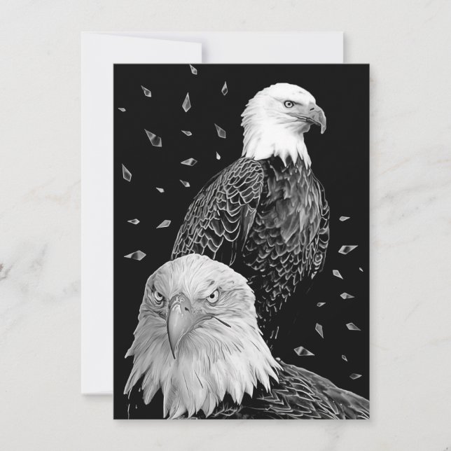Couple Eagle Invitation (Front)