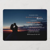 Couple Embracing Honeymoon Bridal Shower